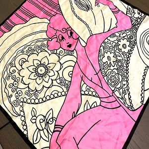 Silk Pink & While Design Marc Jacobs Women’s Scarf